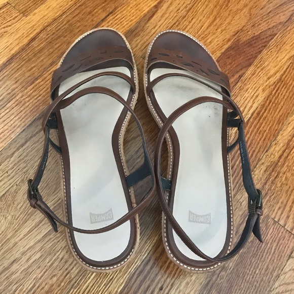 Camper brown platform sandals - Picture 4 of 7